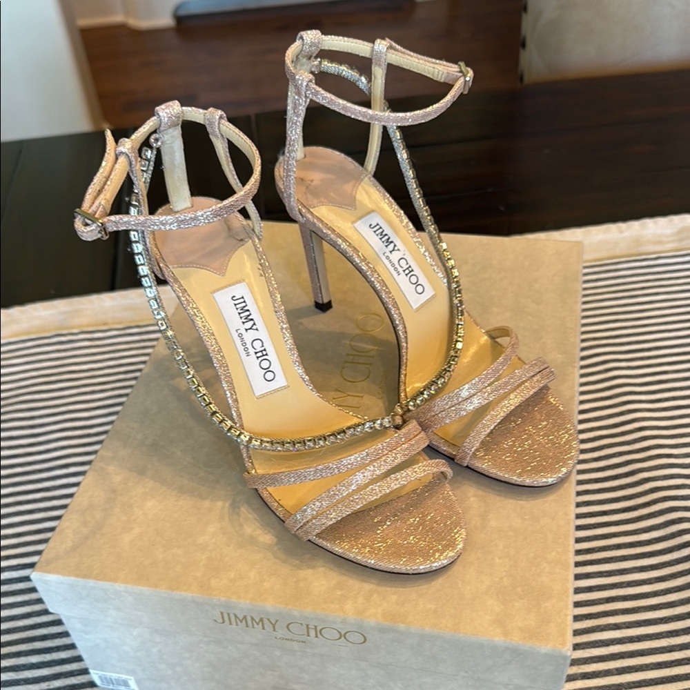 Jimmy Choo Stunning Ballet Pink Heels